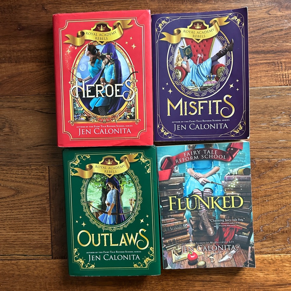 Royal Academy Rebels Books - Heroes (HC), Misfits (P), Outlaws (HC), Flunked (P)